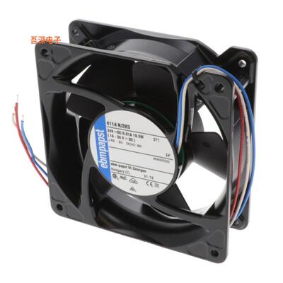 4114N/2H3|24VDCFAN AXIAL 119X38MM 24VDC WIR
