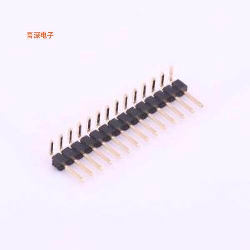 X6511WR-14H-C60D30R2 |高镀金 抗氧化排针弯插,P=2.54mm