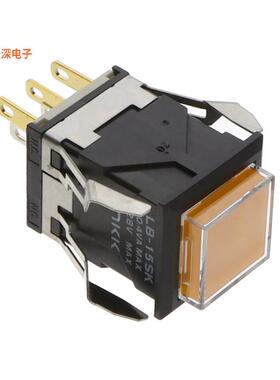LB15SKG01-5D24-JD |原装全新SWITCH PUSH SPDT 0.4VA 28V