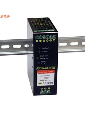 PSDIN-48-240W |ACAC/DC DIN RAIL SUPPLY 48V 240W