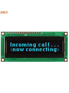 NHD-0216KZW-AB5|32.0O MODULE 32DIG 16 X 2 PASSIV
