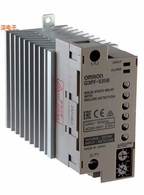 G3PF-525B-CTB DC24|DIN 轨道SSR RELAY 25A 200-480