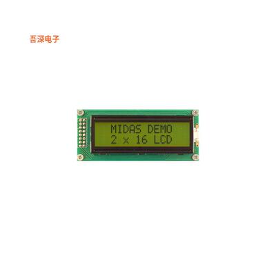 MC21605B6WD-SPTLY|32.02x16 character chip-on-board LC