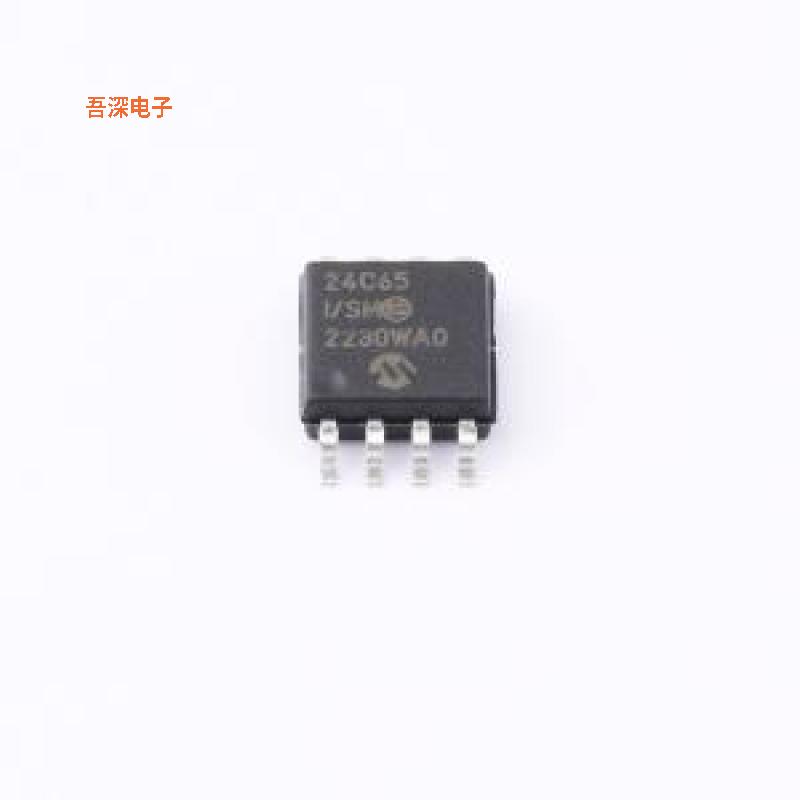 24C65T-I/SM |原装SOIJ-8-5.28mmIC EEPROM 64KBIT I2C 8SOIJ