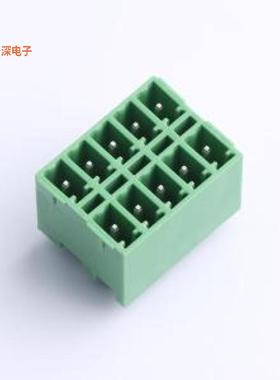 DB2EVHB-3.81-2*5P-GN |原装弯插,P=3.81mm插拔式接线