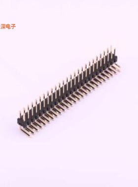 X6521WR-2x25H-C60D30|高镀金 抗氧化排针弯插,P=2.54m