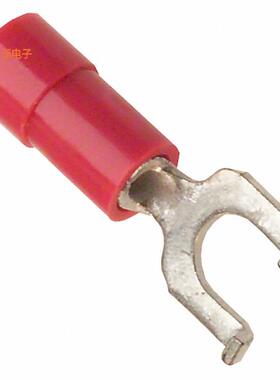 0191210008 |带法兰CONN SPADE TERM 18-22AWG #8 RED