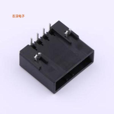 HC-3810-4AW-05 |公母：公型插针线对板针座弯插,P=3.81mm