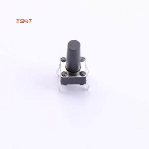 TS-6645DD6x6x12 |轻触6×6插件，260GF,高寿命，高度12