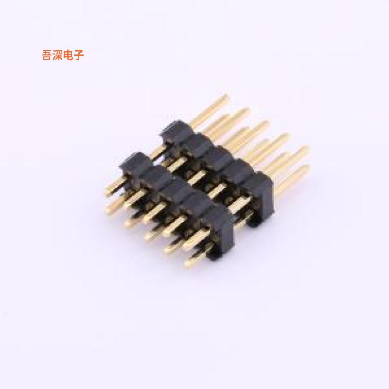 X6522WV-2x05H-C60D30-E80 |排针(X6522)2.54双排双塑