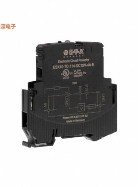7940100376 |DIN 轨道ESX10-TC-114-DC12V-4A-E