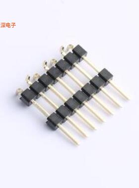 X6512WVS-07H-C60D48-E100R2 |排针(X6512)2.54单排双塑