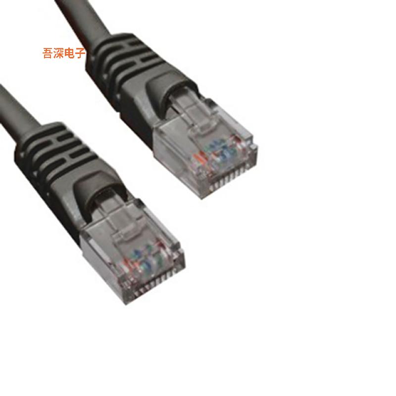 BC-5UK015F |圆形线缆CABLE MOD 8P8C PLUG TO PLUG 15'