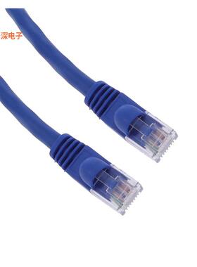 NPC-6-010-BU-BB|圆形线缆CABLE MOD 8P8C PLUG TO PLUG 10