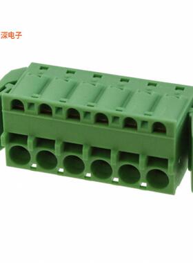 1808608 |插头，母插口TERM BLOCK PLUG 6POS 5.08MM