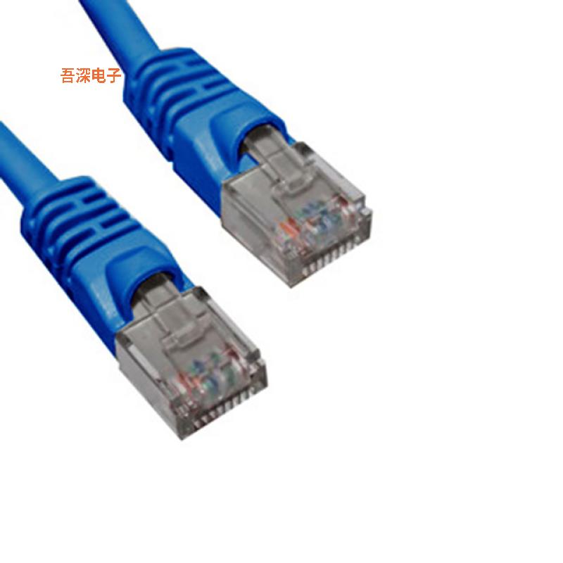 BC-5UE015F |圆形线缆CABLE MOD 8P8C PLUG TO PLUG 15'