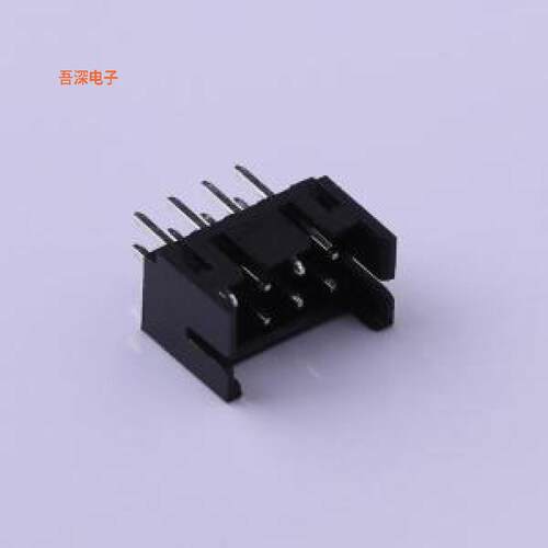 HX20012-8A black |配套：HX20012-8Y线对板针座插件,P=2mm