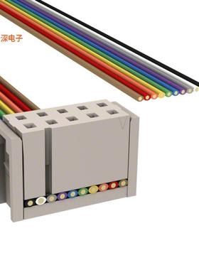 M1AXK-1036R |插口至线缆IDC CABLE - MSC10K/MC10M/X