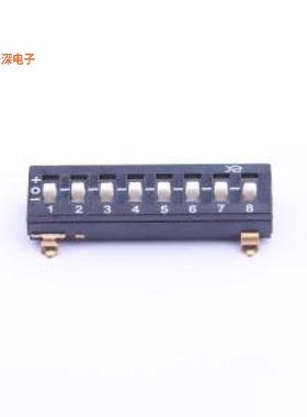 DSDT08LSGET |原装SMD-10P,7x21.8mm拨码