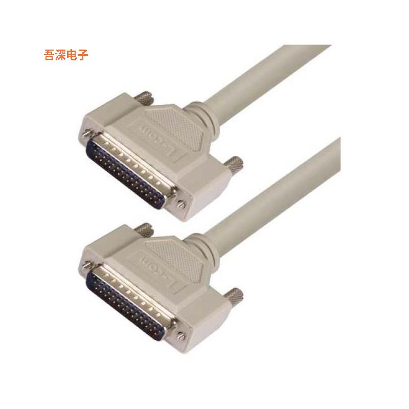 CHD44MM-5 |插头，公引脚CABLE HD44M/M MOLDED 5'