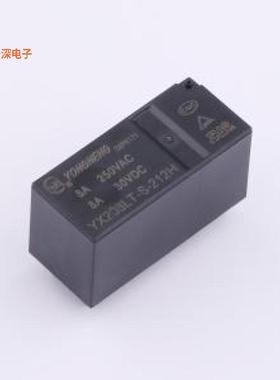 YX208LT-S-212H |电流8A,5VDC,2组转换，0.54W功率继电器DIP-8
