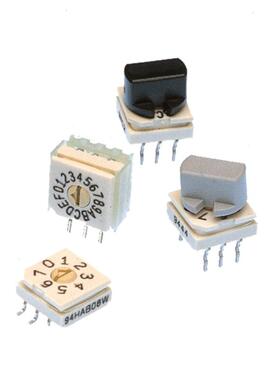 94HBB10WRT |BCDSWITCH ROTARY DIP BCD 0.1A 50V