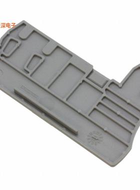 3033197 |原装全新CONN TERM BLK END PLATE GRAY