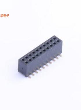 X1321FVS-2x10-C43D48|排母SMT,D4.8mm,U型,6T料,Au足1