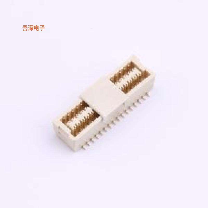 WB100B4L-321C-001 |SHLD-2*16P立贴镀金线对板针座SMD,P=1mm