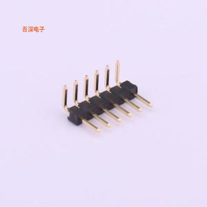 X4611WR-06I-C40D28 |高U镀金抗氧化排针弯插,P=2mm