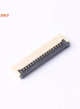 FPC-1.0FX-17PWCR-H20 |原装SMD,P=1mm,卧贴FFC/FPC