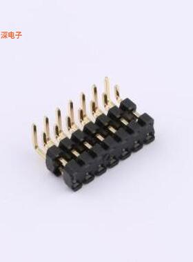 X4622WR-2x07KL-C13D50 |(X4622)2.0双排双塑排针插件,P=2mm