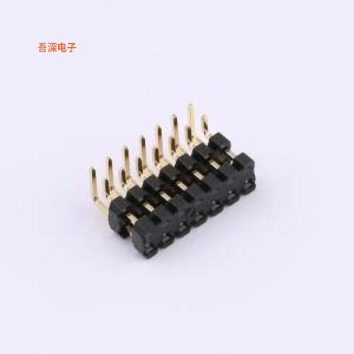 X4622WR-2x07KL-C13D50 |(X4622)2.0双排双塑排针插件,P=2mm