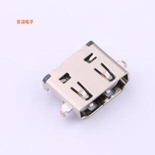 HDMI-GD-110PWB |正向沉板铜壳镀镍黑胶2.43HDMIDIP