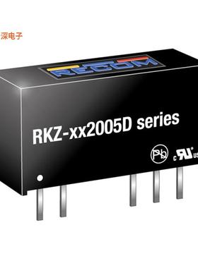 RKZ-122005D |隔离模块DC DC CONVERTER 20V -5V 2W