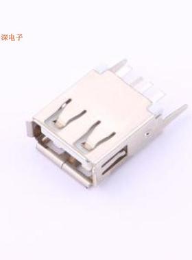USB-UD250-BJS |USBAF15.0卷边直脚大电流铁壳白胶PBT