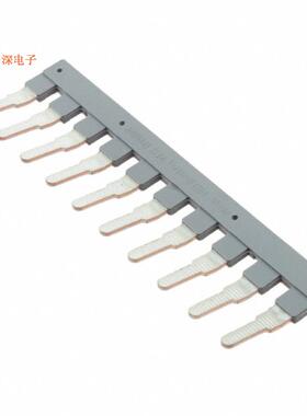 0203137 |接线板 － 交叉连接JUMPER TERM BLK 10POS FLAT PIN
