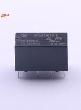 HFD27/012-S |原装DIP,10.2x20.2mm功率继电器
