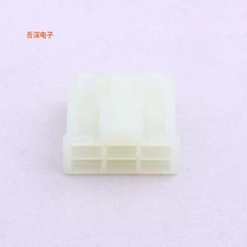 174204-1 |CONN MALE TAB HSG 0.25 6POS NAT尺寸 6.35mm