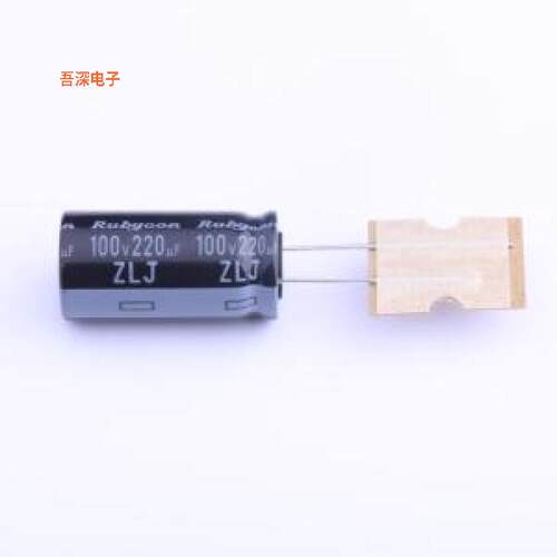 100ZLJ220MG412.5X25 |原装插件,D12.5xL25mm直插铝电解电容
