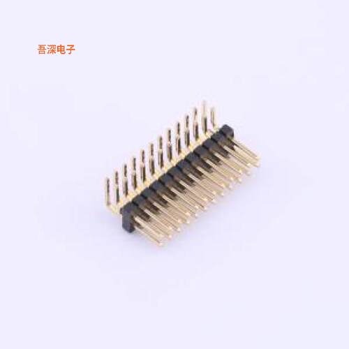 X1321WR-2x12J-C40D18 |原装弯插,P=1.27mm排针