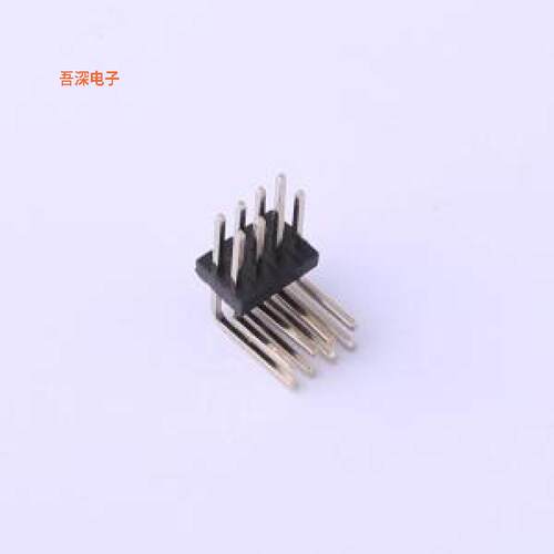 KH-1.27PH90-2X4P-L10.5 |90°L10.5排针弯插,P=1.27mm