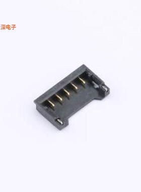 DT120BW-051R-001|线对板针座镀金1.2B型