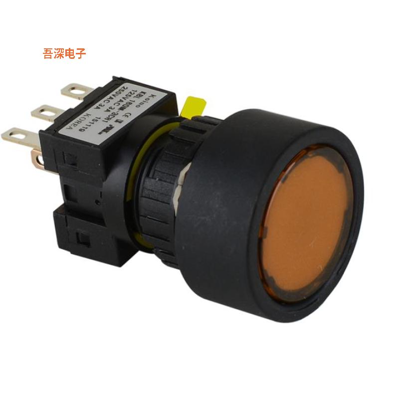 KBL16SAT-L2CW1 |原装全新16mm PUSH BUTTON