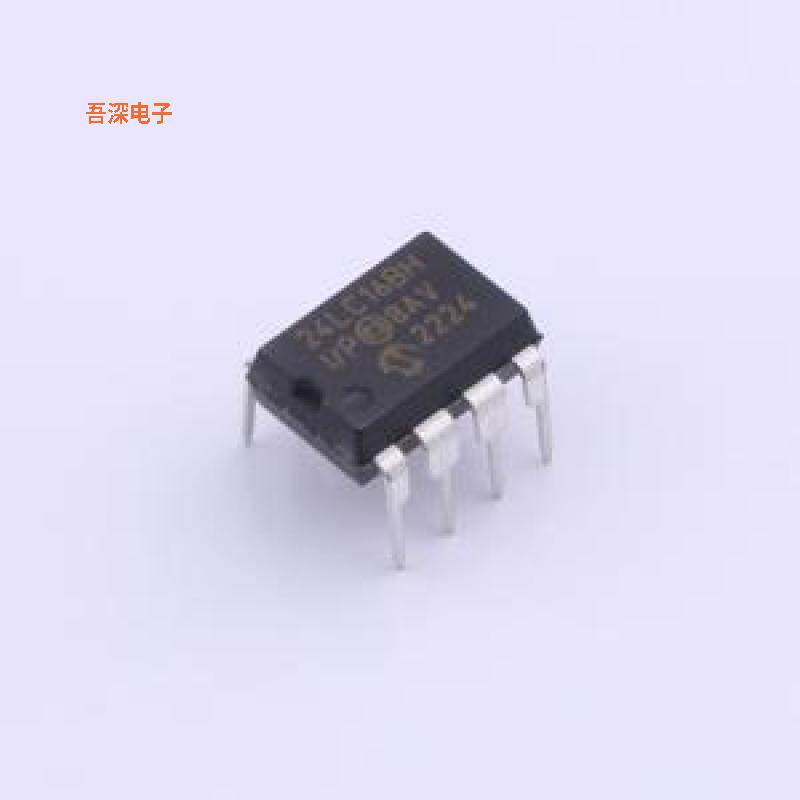24LC16BH-I/P |原装PDIP-8IC EEPROM 16KBIT I2C 400KHZ 8DIP