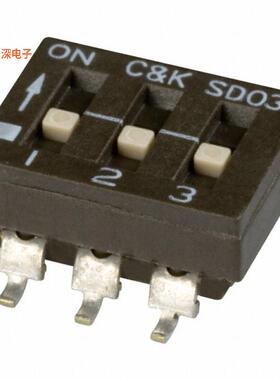 SD03H0SB |SPSTSWITCH SLIDE DIP SPST 0.1A 25V