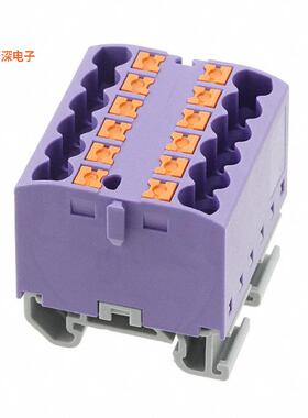 3274138 |中等TERM BLK 12POS VIOLET