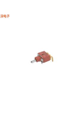 E105L3D1ABE2 |通孔，直角SWITCH TOGGLE SPDT 0.4VA 20V