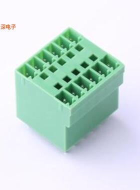 KF2EDGVH-3.81-2*6P |原装插件,P=3.81mm插拔式接线