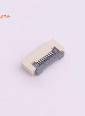 AFD01-S09FCA-00 |大焊片FFC/FPCSMD,P=0.5mm,卧贴